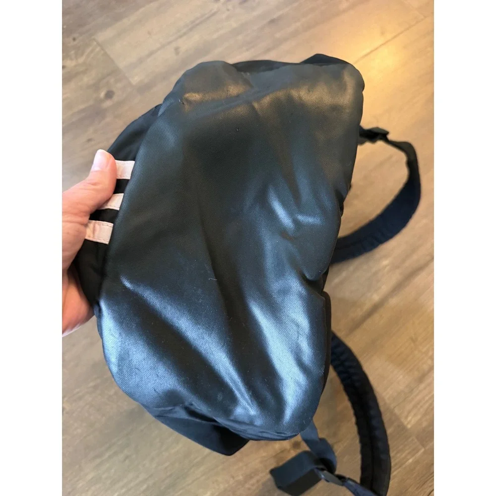 Adidas Originals Backpack Unisex Black White Trefoil 3-Stripe School Bag Gym